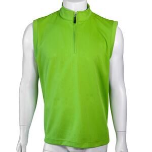 Green Sleeveless Men's Tank Top